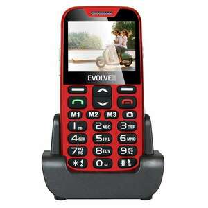 Evolveo Easyphone XD EP-600 2, 3" piros mobiltelefon kép