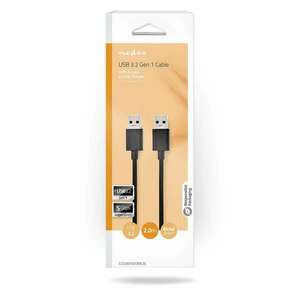USB kábel | USB 3.2 Gen 1 | USB-A Dugasz | USB-A Dugasz | 5 Gbps... kép