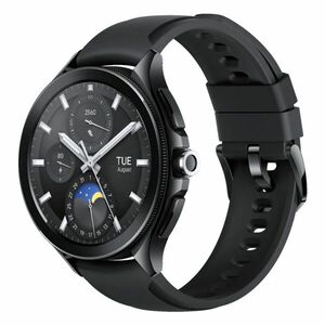 Xiaomi Watch 2 Pro - 4G LTE fekete Case fekete Fluororubber szíj, fekete kép