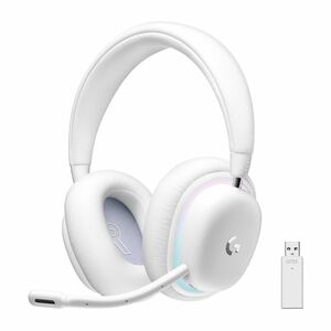 Vezeték nélküli gamer fülhallgató Logitech Aurora G735 (Aurora Collection), fehér kép