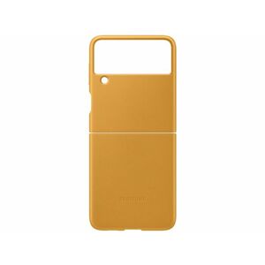 Samsung Galaxy Z Flip3 Bőrtok (EF-VF711LYEGWW) Mustársárga kép
