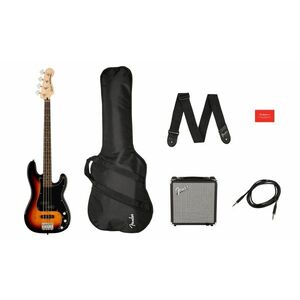 Fender Squier Affinity Series PJ Bass Pack 3TS kép