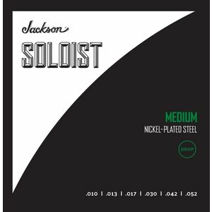 Jackson Soloist Strings Drop Medium 10-52 kép