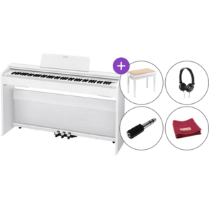 Casio PX 870 White Set White Wood Tone Digitális zongora kép
