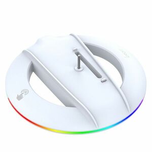 iPega P5S025S Vertikális állvány RGB-vel PS5 Slim számára, fehér kép