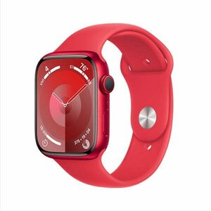 Apple Watch Series 9 GPS 45mm (PRODUCT)RED Aluminium Case (PRODUCT)RED Sport szíjjal - M/L kép