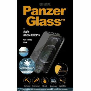 Temperált védőüveg PanzerGlass Case Friendly for Apple iPhone 12/12 Pro, fekete kép