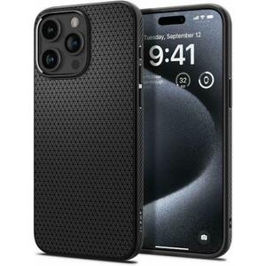 Apple iPhone 15 Pro Liquid Air silicone case black (ACS06704) kép