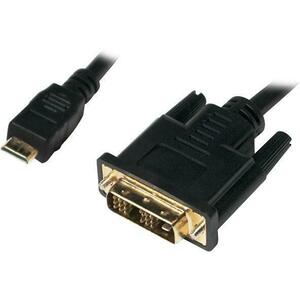 DVI-D / HDMI kábel • 2 m kép