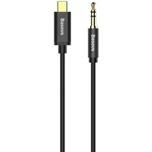 Kábel Baseus Yiven Audio cable USB-C to mini jack 3, 5mm, 1.2m (Black) (6953156262553) kép