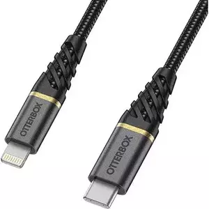 Kábel Otterbox Premium Cable USB C-Lightning 2M USB-PD black (78-52655) kép