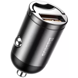 Töltő Baseus Tiny Star Mini Quick Charge Car Charger USB Port 30W Grey (6953156297883) kép