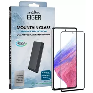 TEMPERED KIJELZŐVÉDŐ FÓLIA Eiger 3D GLASS Full Screen Tempered Glass Screen Protector for Samsung Galaxy A52 (EGSP00695) kép