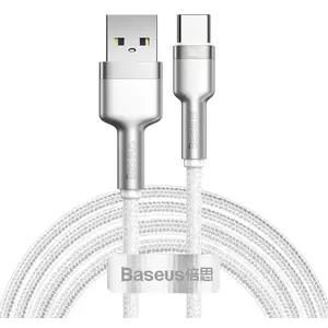 Kábel USB cable for USB-C Baseus Cafule, 66W, 2m (white) kép