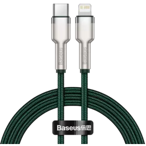 Kábel USB-C cable for Lightning Baseus Cafule, PD, 20W, 1m (green) kép