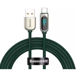 Kábel Baseus Display Cable USB to Type-C, 66W, 2m (green) kép