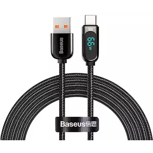 Kábel Baseus Display Cable USB to Type-C, 66W, 1m (black) kép