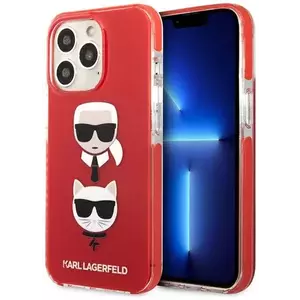 Tok Karl Lagerfeld KLHCP13LTPE2TR iPhone 13 Pro 6, 1" hardcase red Karl&Choupette Head (KLHCP13LTPE2TR) kép