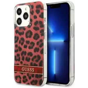Tok Guess GUHCP13LHSLEOR iPhone 13 Pro 6, 1" red hardcase Leopard (GUHCP13LHSLEOR) kép