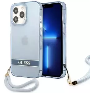 Tok Guess GUHCP13LHTSGSB iPhone 13 Pro 6, 1" blue hardcase Translucent Stap (GUHCP13LHTSGSB) kép