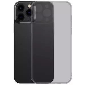 Tok Baseus Frosted Glass Case for iPhone 13 PRO (black) + tempered glass kép