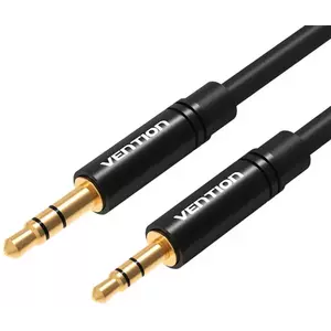 Kábel Mini jack 3, 5mm to 2, 5mm AUX cable Vention BALBH 2.5m (black) kép
