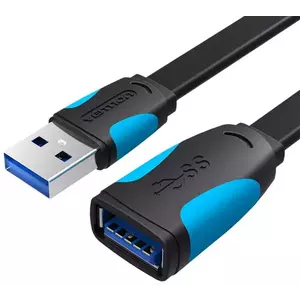 Kábel Vention Flat USB 3.0 extender VAS-A13-B100 1m Black kép