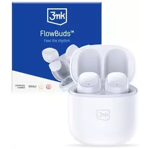 Fejhallgató 3MK FlowBuds wireless bluetooth headphones white kép