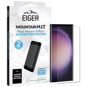 TEMPERED KIJELZŐVÉDŐ FÓLIA Eiger Mountain H.I.T Screen Protector (2 Pack) for Samsung S24 Ultra kép