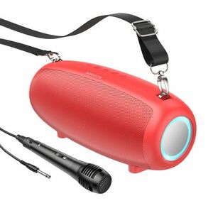 Borofone BP13 bluetooth hangfal + mikrofon, piros kép