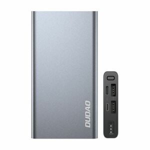 Dudao K5Pro Power Bank 10000mAh 2x USB, ezüst kép
