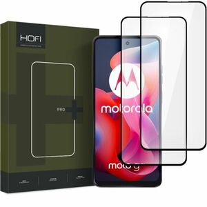 HOFI Glass Pro Full Screen 2x üvegfólia Motorola Moto G24 / G24 Power / G04, fekete kép