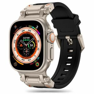 Tech-Protect Delta Pro szíj Apple Watch 42/44/45/49mm, black / titanium kép