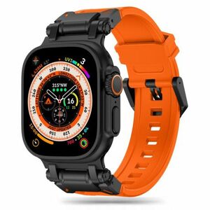 Tech-Protect Delta Pro szíj Apple Watch 42/44/45/49mm, orange / black kép