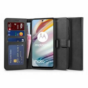 Tech-Protect Wallet könyv tok Motorola Moto G60, fekete kép