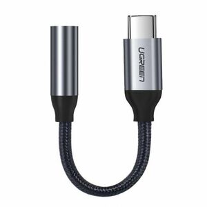 Ugreen AV142 adapter 3, 5mm jack / USB-C 10cm, szürke (30632) kép