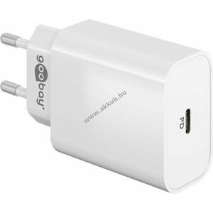 hálózati USB-C Power Delivery gyorstöltő, 45W, fehér kép