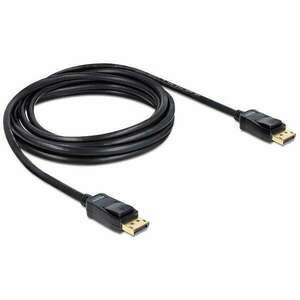 Delock kábel, DisplayPort M/M, 3m, arany kép