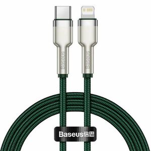 Baseus Cafule USB-C - Lightning kábel PD 20W 2m - zöld kép