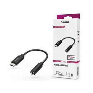 HAMA Type-C - 3, 5 mm jack audio adapter - Devia Audio Adapter USB... kép