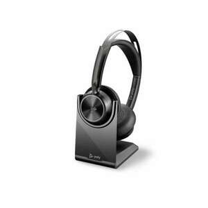 Poly Voyager Focus 2 UC Wireless/USB-A Headset - Fekete kép