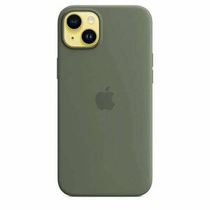 Apple iPhone 14 Plus Silicone Case with MagSafe - Olive (SEASONAL... kép