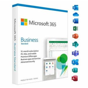 Microsoft Office 365 Business Standard (5 eszköz / 1 év) (KLQ-004... kép