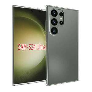 Samsung Galaxy S24 Ultra szilikon tok, Átlátszó kép