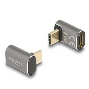 Delock USB-adapter 40 Gb/s USB Type-C PD 3.0 100 W 8K 60 Hz szürke kép