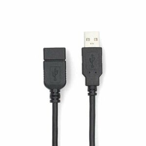 USB kábel | USB 2.0 | USB-A Dugasz | USB-A Aljzat | 480 Mbps | Ni... kép