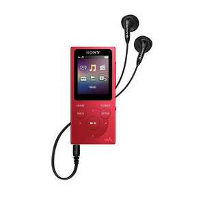 Sony NWE394R.CEW 8GB piros MP3 lejátszó FM rádióval kép