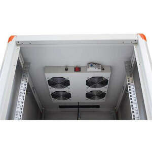 Legrand Rackszekrény ventilátor 19"- 4 ventilátor, termosztát, 32... kép