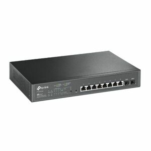 TP-Link TL-SG1210MP 8x1000Mbps (8xPOE+) + 2xGigabit SFP Fémházas Asztali Menedzselhető Switch kép