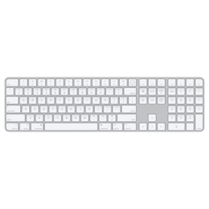 APPLE Magic Keyboard Touch ID-val és számbillentyűzettel (MK2C3LB/A) fehér - US Angol kép
